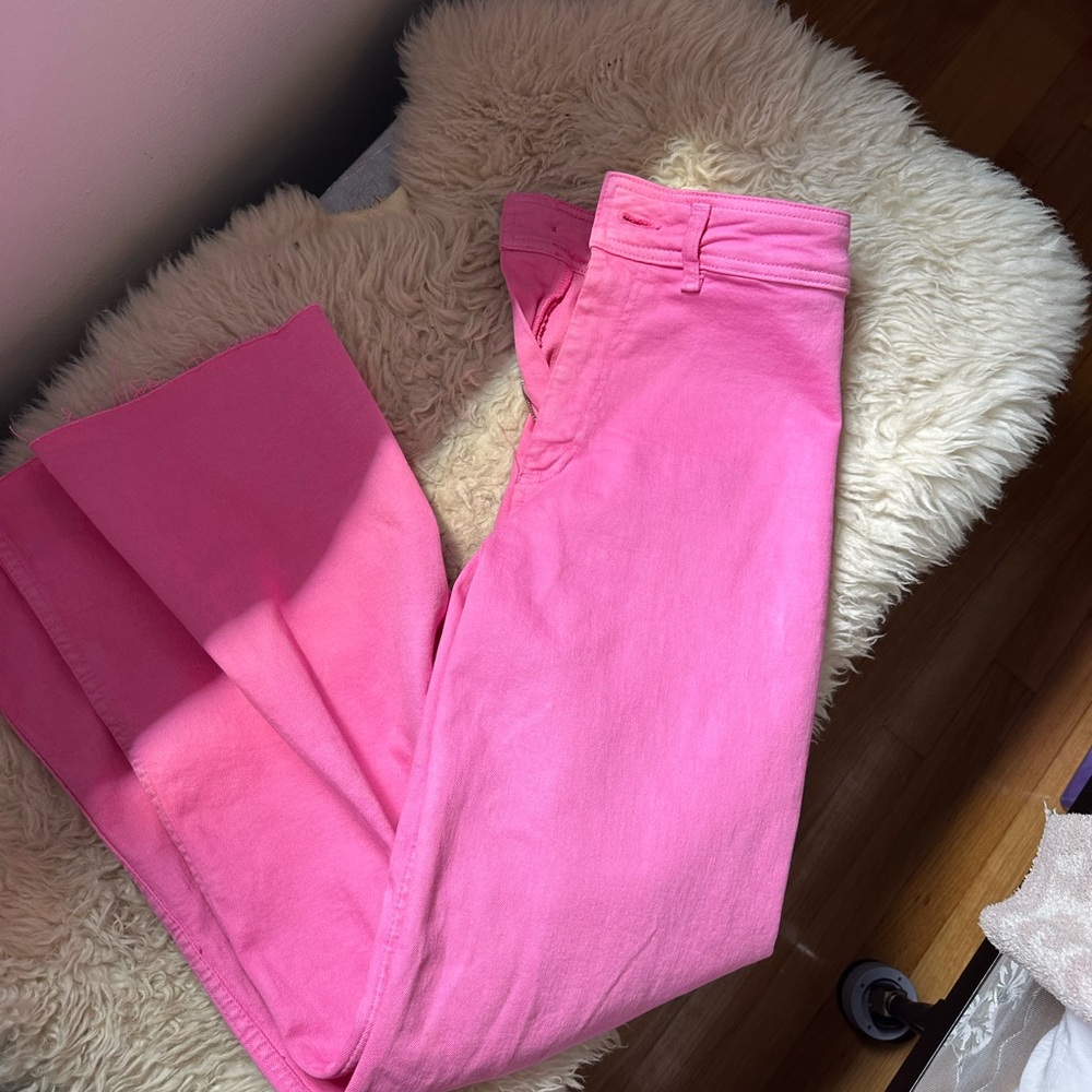 Zara Hot Pink Denim Pants